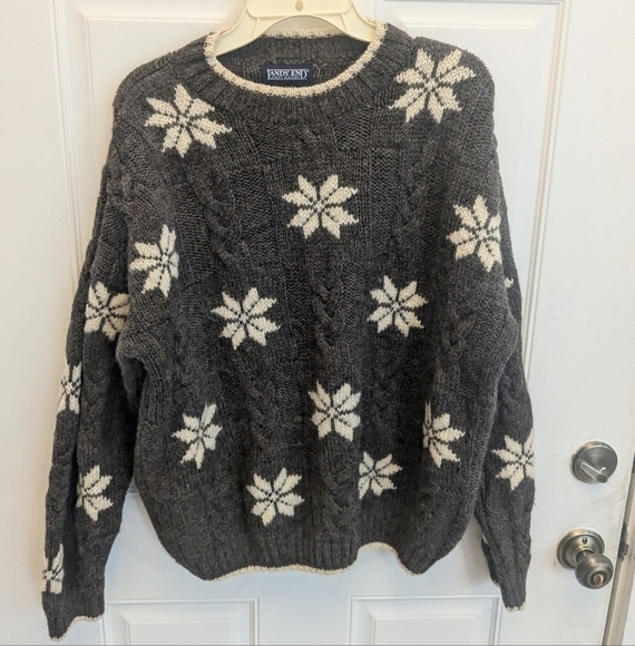 Vintage Lands' End Direct Merchants Vintage Sweater - Picture 1 of 4